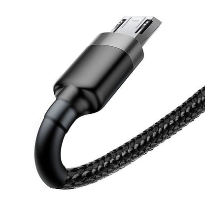 iQuick Braided Micro USB to USB-A Fast Charging Cable 0.3M