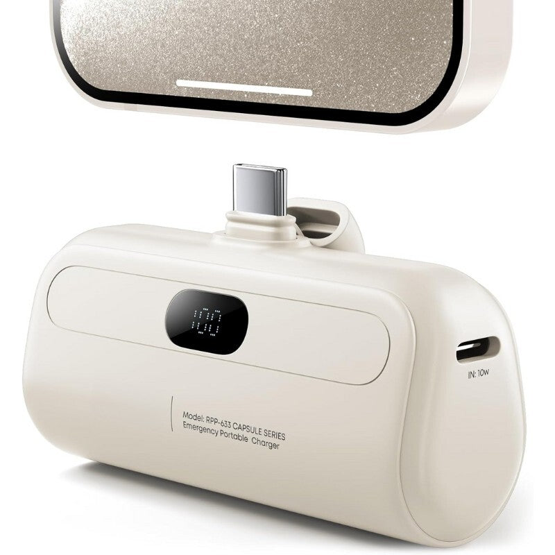 Remax Capsule Series Mini Power Bank with (Type-C Port) 5000 mAh