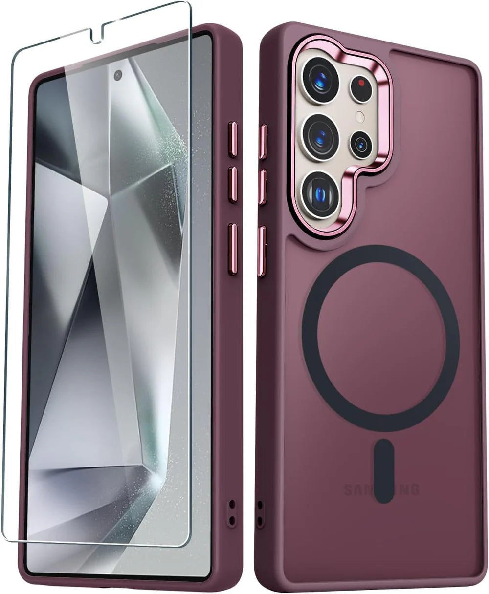 Matte Magsafe Shockproof Case for Samsung Galaxy S24 / S25