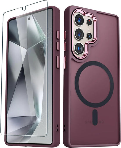 Matte Magsafe Shockproof Case for Samsung Galaxy S24 / S25