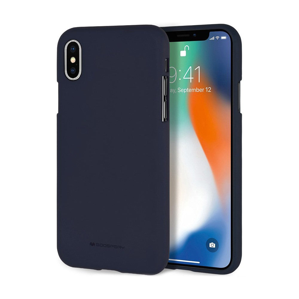 Mercury Soft Feeling Jelly Cover Case for iPhone XS MAX
