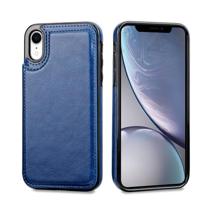 Back Flip Leather Wallet Cover Case for Apple iPhone XR