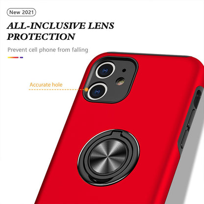 Magnetic Ring Holder Shockproof Cover Case for iPhone 11