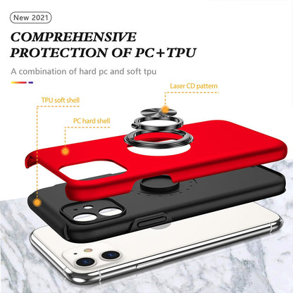 Magnetic Ring Holder Shockproof Cover Case for iPhone 11