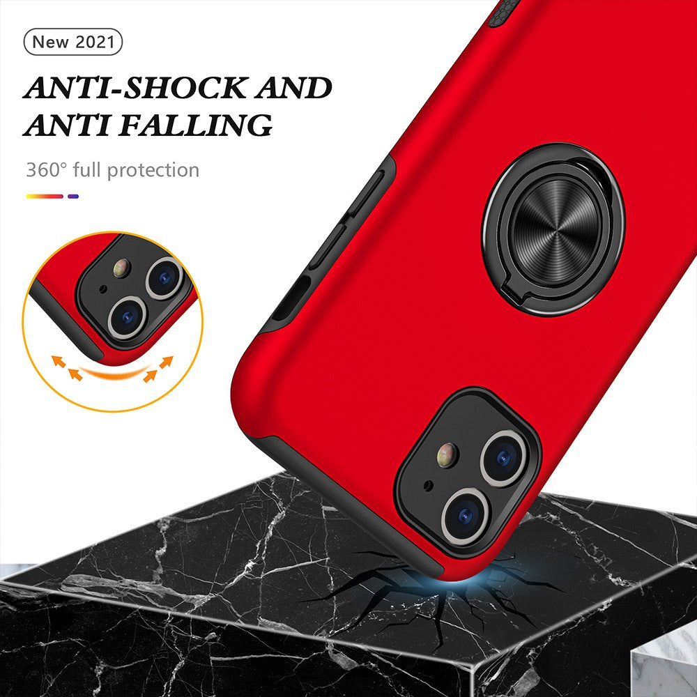 Magnetic Ring Holder Shockproof Cover Case for iPhone 11