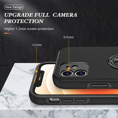 Magnetic Ring Holder Shockproof Cover Case for iPhone 12 / 12 Pro