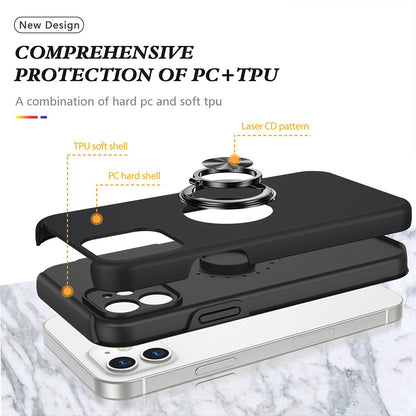 Magnetic Ring Holder Shockproof Cover Case for iPhone 12 / 12 Pro