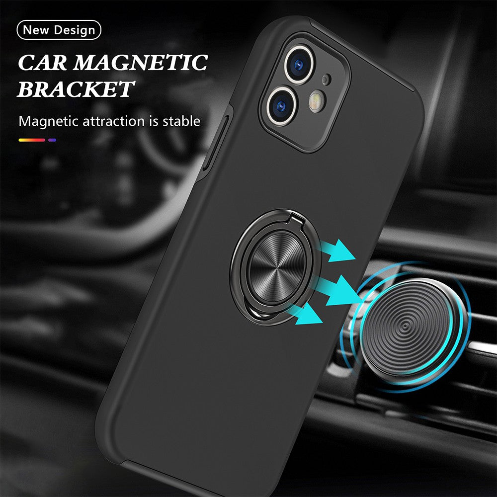 Magnetic Ring Holder Shockproof Cover Case for iPhone 12 / 12 Pro