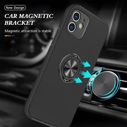 Magnetic Ring Holder Shockproof Cover Case for iPhone 12 / 12 Pro