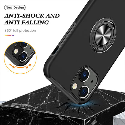 Magnetic Ring Holder Shockproof Cover Case for iPhone 14 Plus