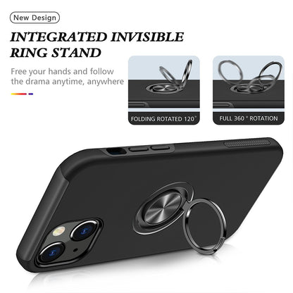 Magnetic Ring Holder Shockproof Cover Case for iPhone 14 Pro Max