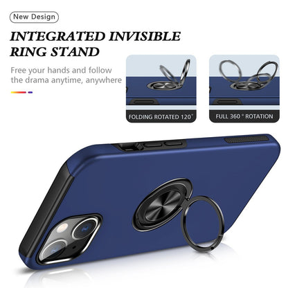 Magnetic Ring Holder Shockproof Cover Case for iPhone 14 Plus/ 15 Plus