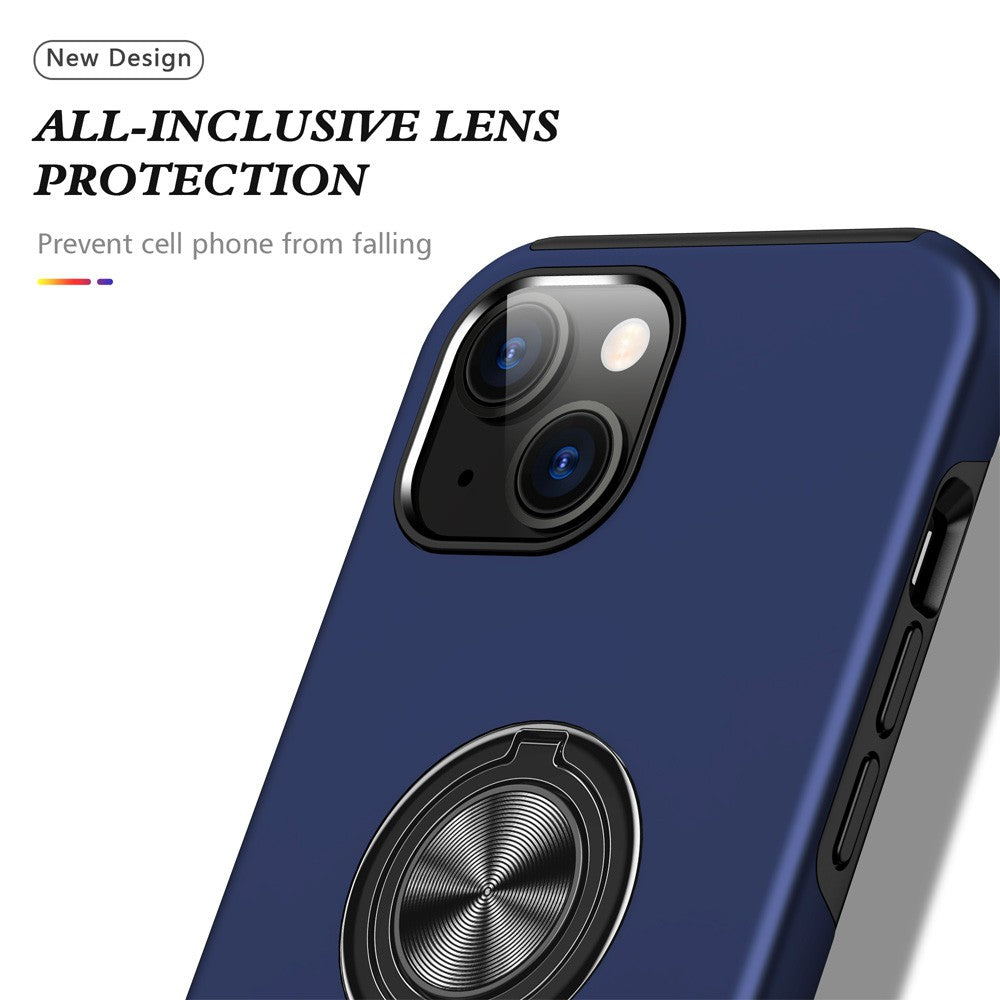 Magnetic Ring Holder Shockproof Cover Case for iPhone 15