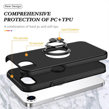 Magnetic Ring Holder Shockproof Cover Case for iPhone 16E
