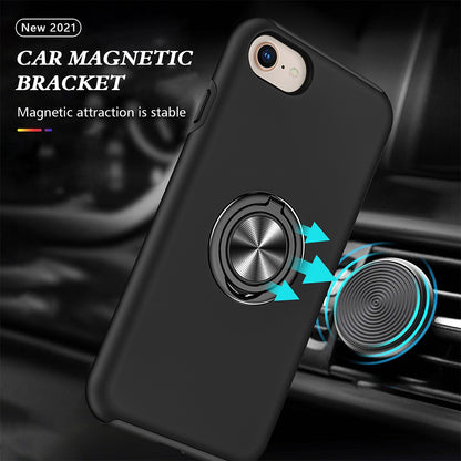 Magnetic Ring Holder Shockproof Cover Case for iPhone 6 / 6S / 7 / 8 / SE (2020) / SE (2022)