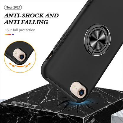 Magnetic Ring Holder Shockproof Cover Case for iPhone 6 / 6S / 7 / 8 / SE (2020) / SE (2022)