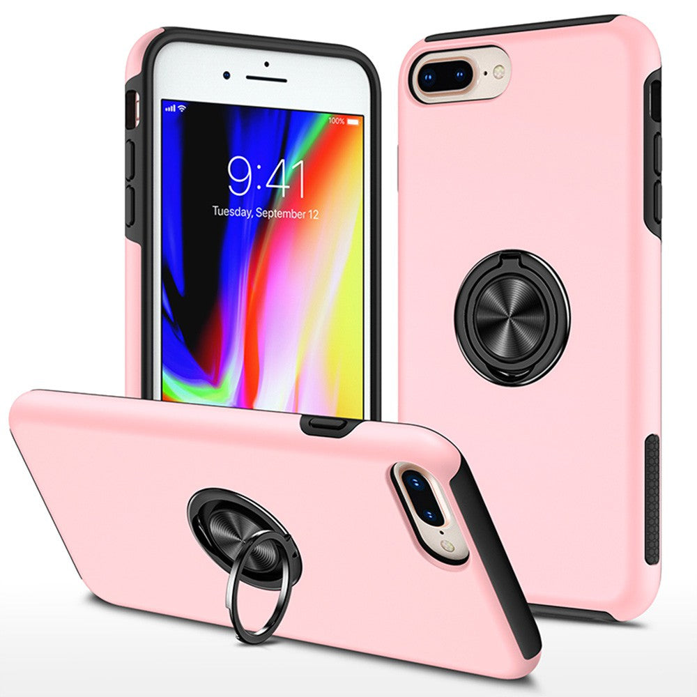 Magnetic Ring Holder Shockproof Cover Case for iPhone 6 Plus / 6S Plus / 7 Plus / 8 Plus