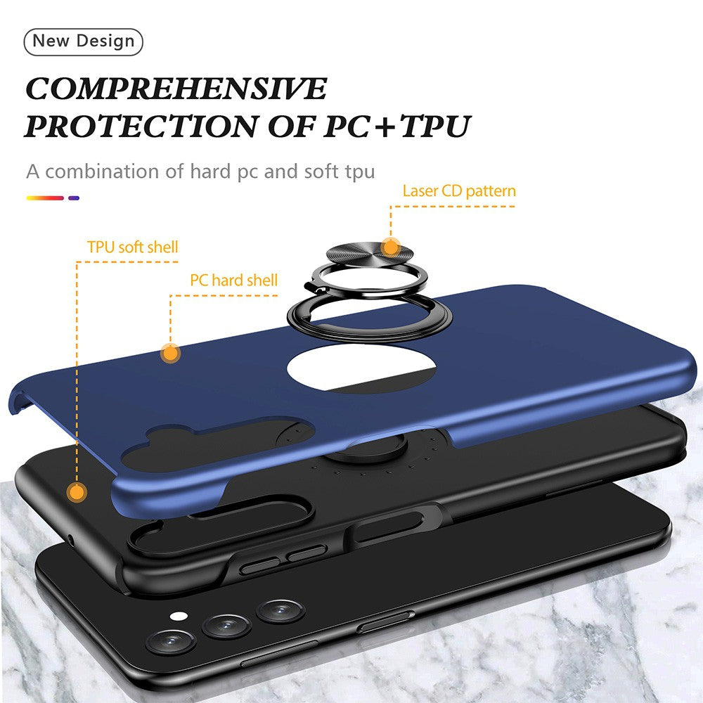 Magnetic Ring Holder Shockproof Cover Case for Samsung Galaxy A15 5G A156