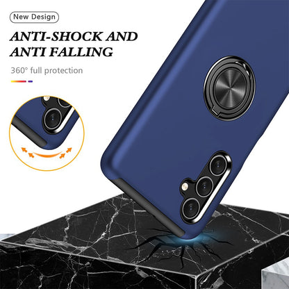 Magnetic Ring Holder Shockproof Cover Case for Samsung Galaxy A15 5G A156