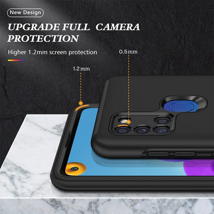 Magnetic Ring Holder Shockproof Cover Case for Samsung Galaxy A21S
