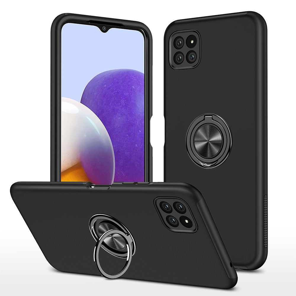 Magnetic Ring Holder Shockproof Cover Case for Samsung Galaxy A22 5G