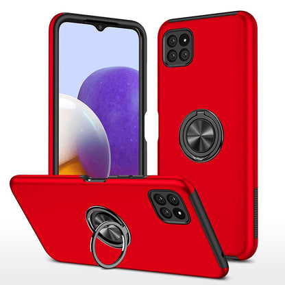 Magnetic Ring Holder Shockproof Cover Case for Samsung Galaxy A22 5G