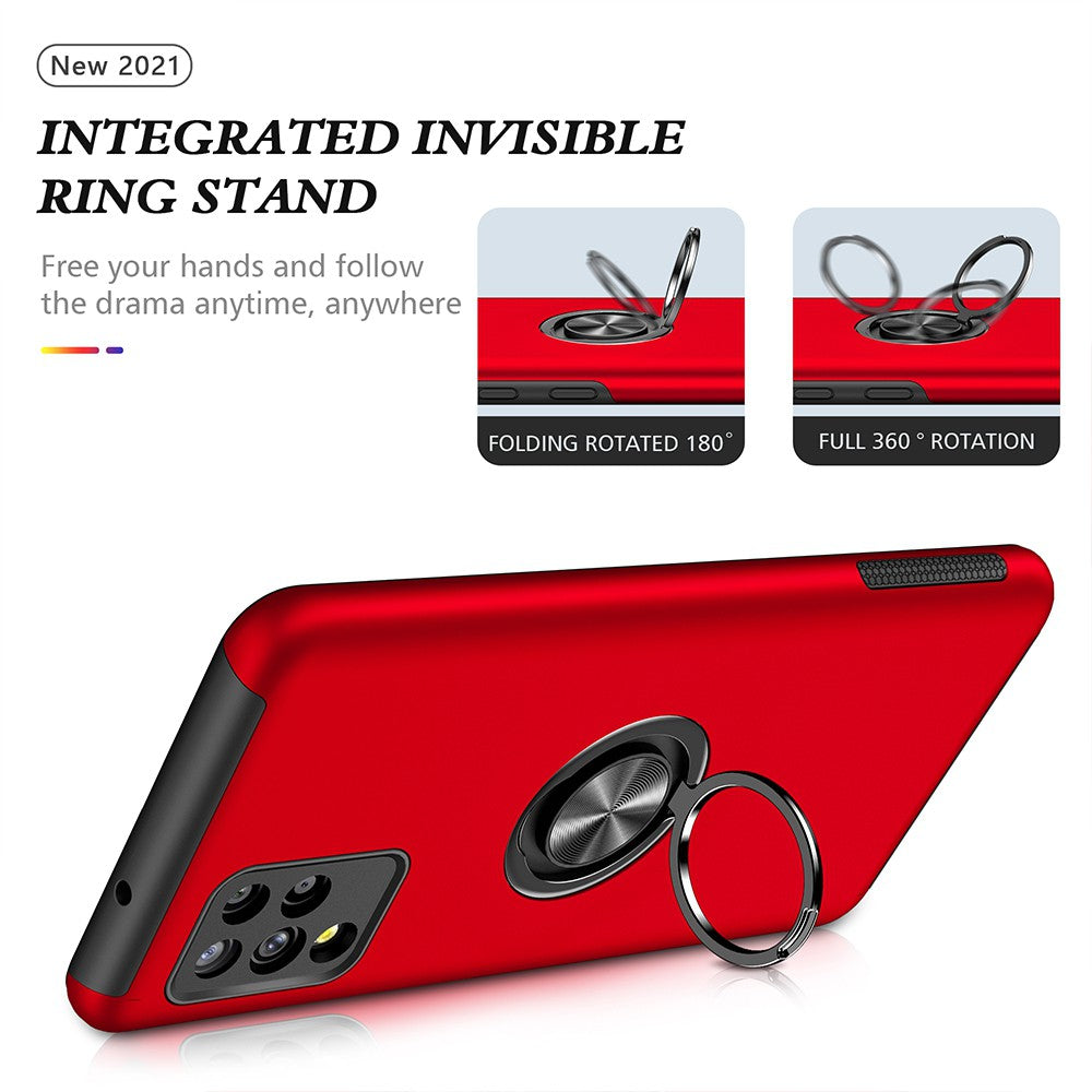 Magnetic Ring Holder Shockproof Cover Case for Samsung Galaxy A42 5G A426