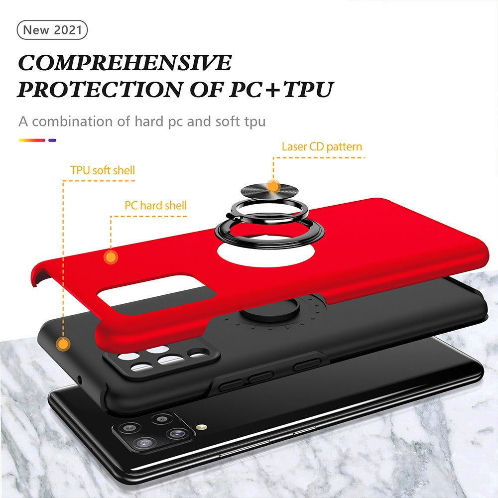 Magnetic Ring Holder Shockproof Cover Case for Samsung Galaxy A42 5G A426