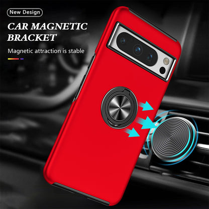 Magnetic Ring Holder Shockproof Cover Case for Google Pixel 8A