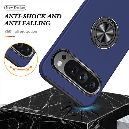 Magnetic Ring Holder Shockproof Cover Case for Google Pixel 10 Pro XL