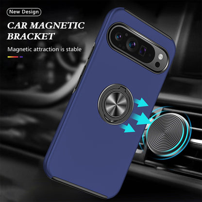Magnetic Ring Holder Shockproof Cover Case for Google Pixel 10 Pro XL