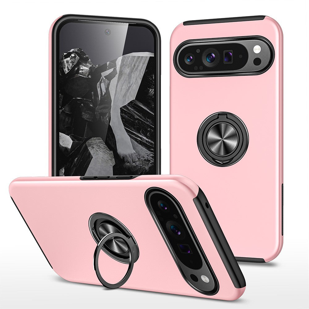 Magnetic Ring Holder Shockproof Cover Case for Google Pixel 10 Pro XL