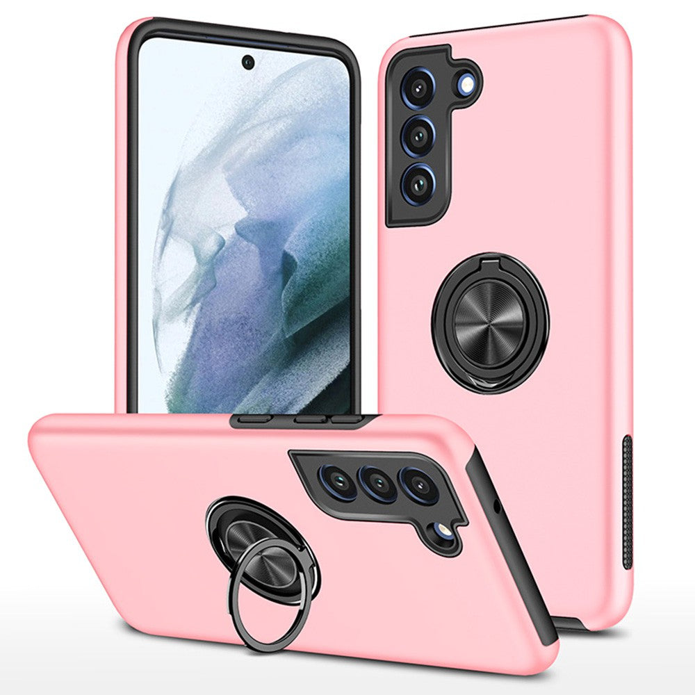 Magnetic Ring Holder Shockproof Cover Case for Samsung Galaxy S21 FE 5G