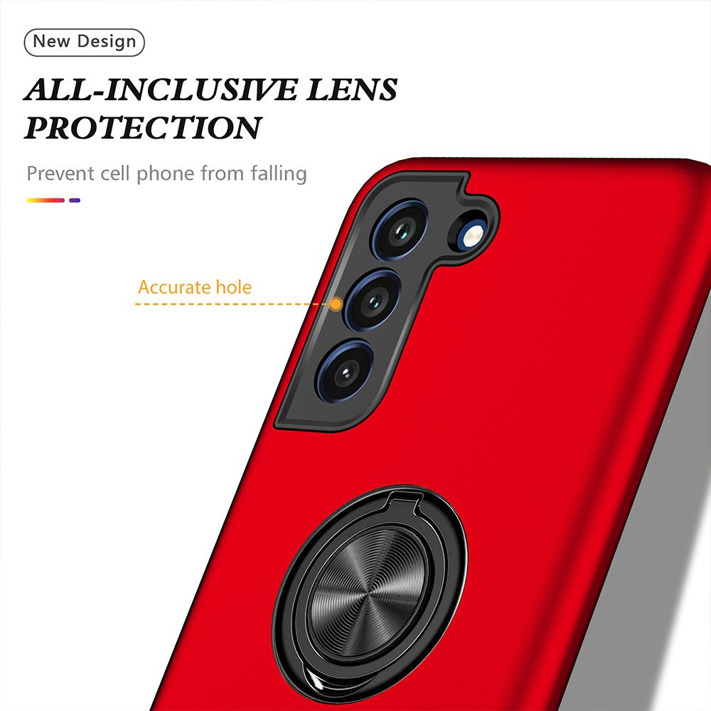 Magnetic Ring Holder Shockproof Cover Case for Samsung Galaxy S22 Plus