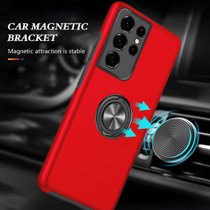 Magnetic Ring Holder Shockproof Cover Case for Samsung Galaxy S21 Ultra