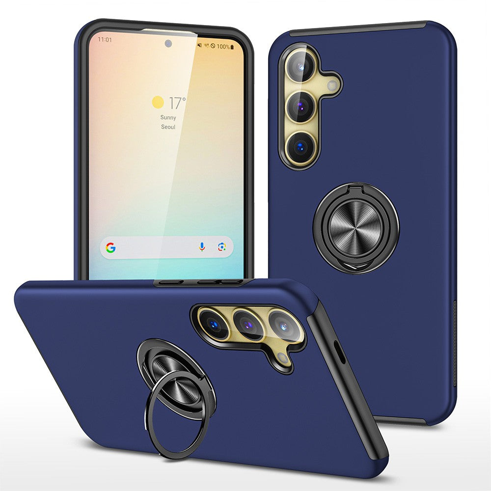 Magnetic Ring Holder Shockproof Cover Case for Samsung Galaxy S24 Plus / S25 Plus