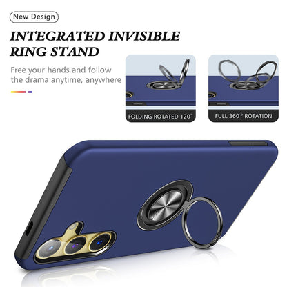 Magnetic Ring Holder Shockproof Cover Case for Samsung Galaxy S24 Plus/ S25 Plus