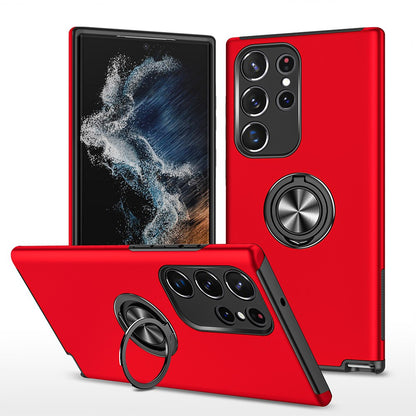 Magnetic Ring Holder Shockproof Cover Case for Samsung Galaxy S24 Ultra