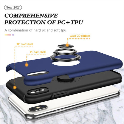 Magnetic Ring Holder Shockproof Cover Case for iPhone XS Max