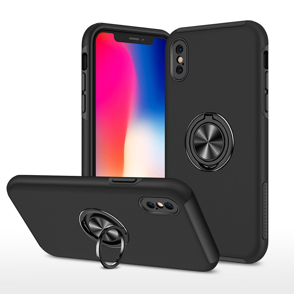Magnetic Ring Holder Shockproof Cover Case for iPhone XS Max