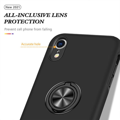 Magnetic Ring Holder Shockproof Cover Case for iPhone XR