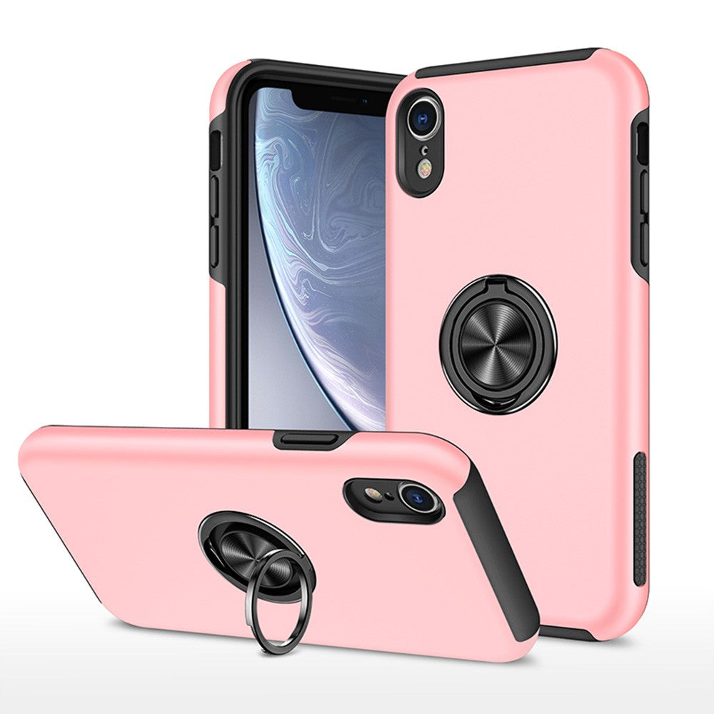 Magnetic Ring Holder Shockproof Cover Case for iPhone XR
