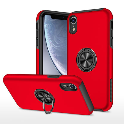 Magnetic Ring Holder Shockproof Cover Case for iPhone XR