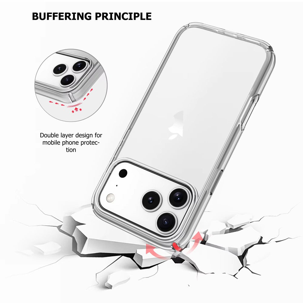 Shockproof Clear Protective Case for iPhone 17 Pro Max