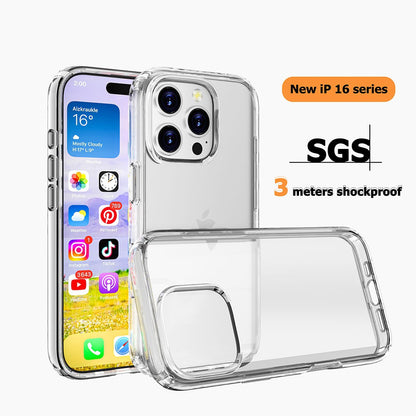 Shockproof Clear Protective Case for iPhone 16 Pro Max