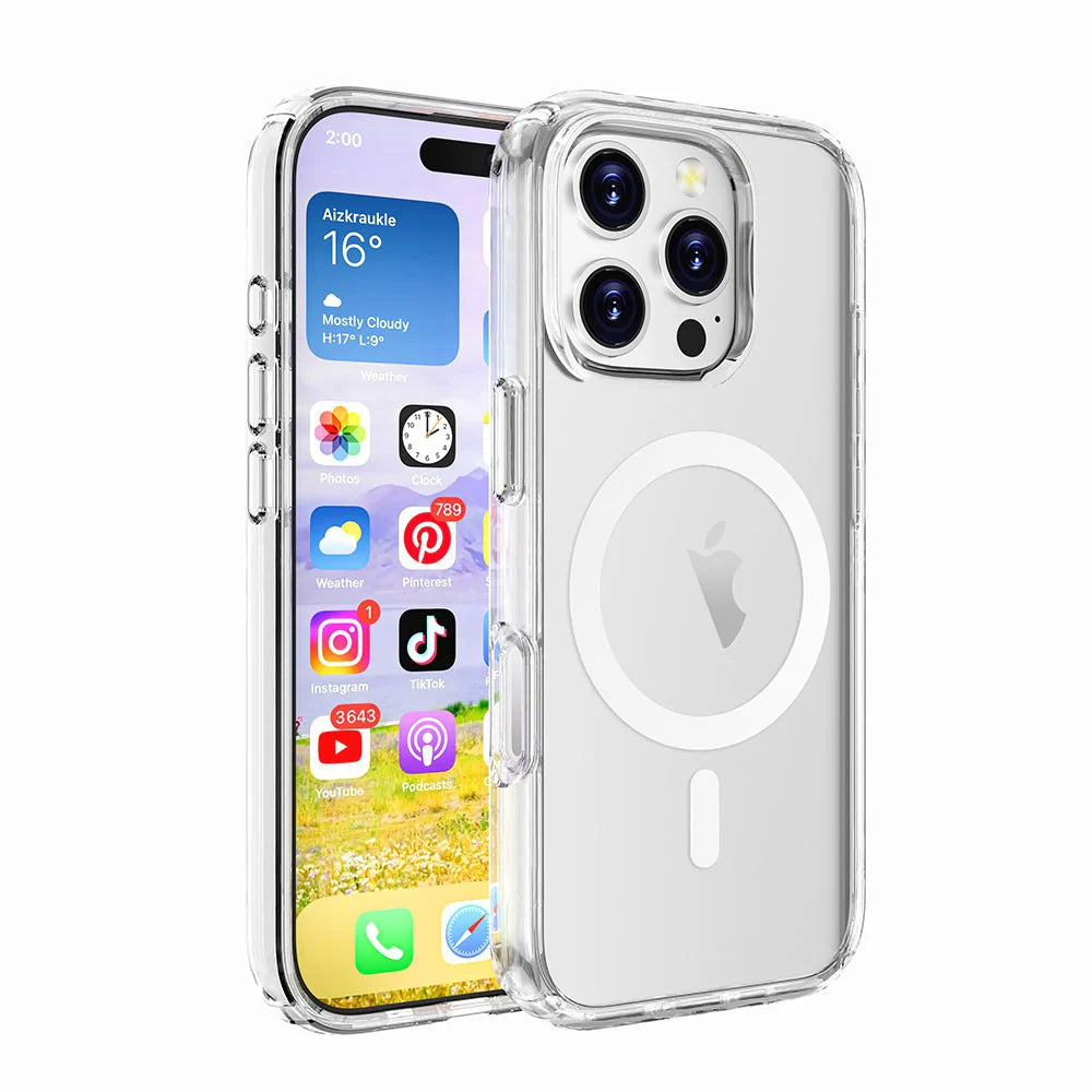 Shockproof Clear Magsafe Case for iPhone 13 Pro Max