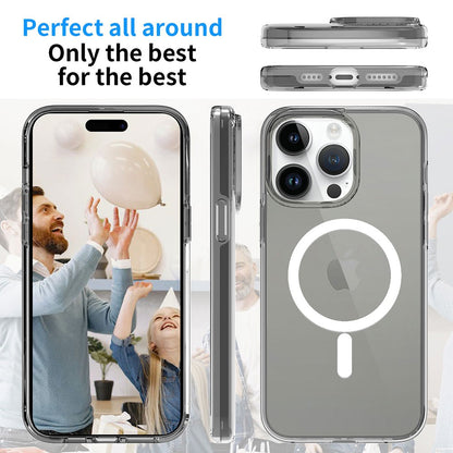 Shockproof Clear Magsafe Case for iPhone 15 Pro Max