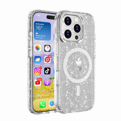 Shockproof Clear Magsafe Case for iPhone 16 Plus