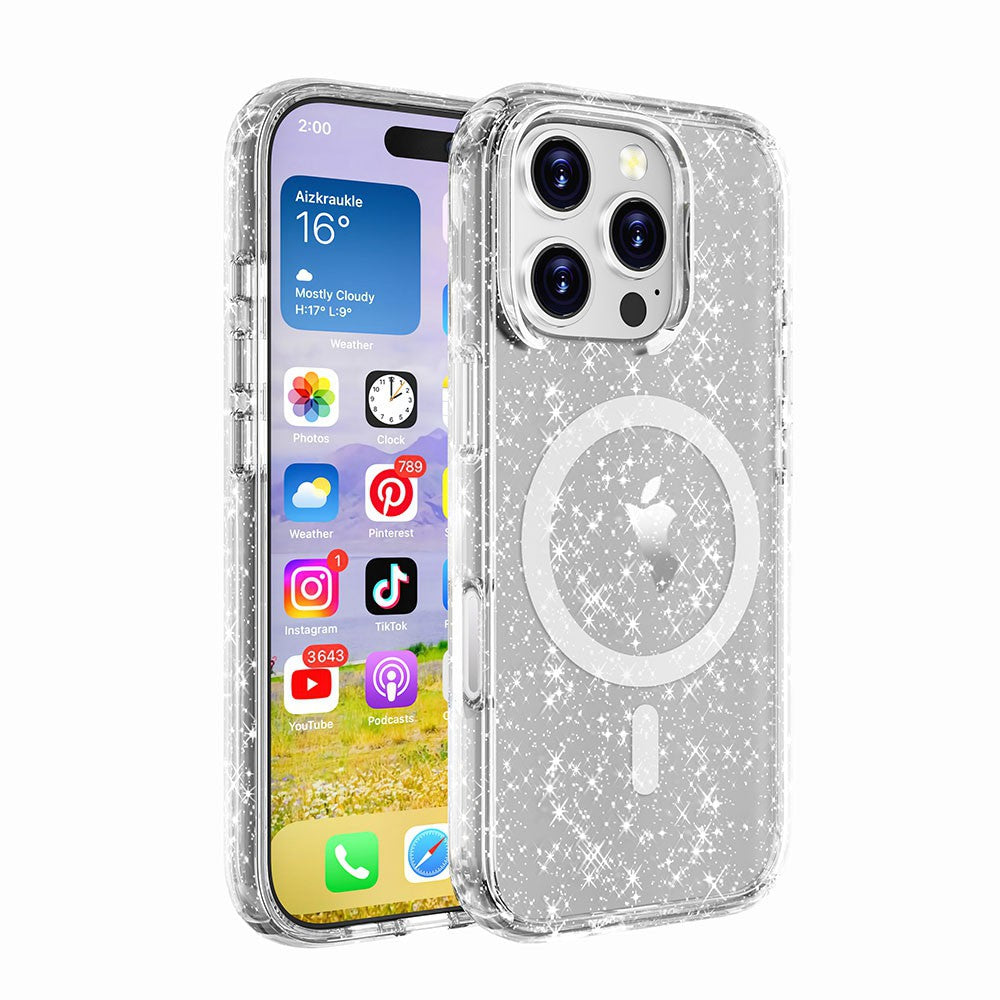 Shockproof Clear Magsafe Case for iPhone 16 Pro