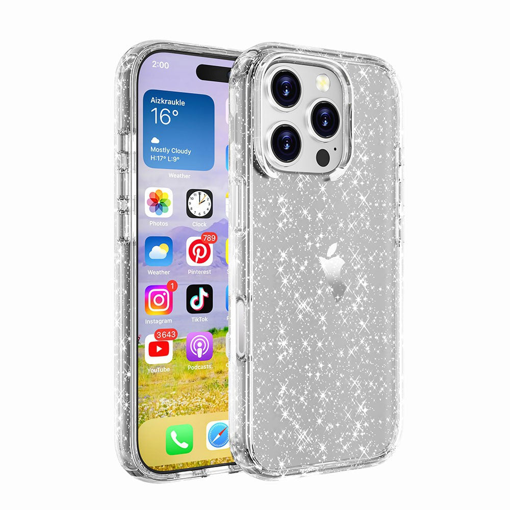 Shockproof Clear Protective Case for iPhone 16
